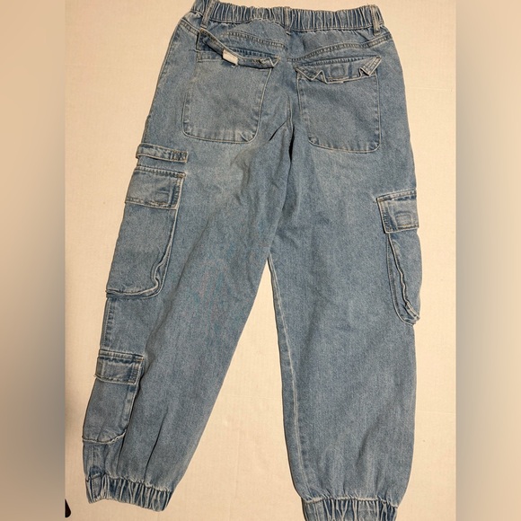 Forever 21 Baggy Cargo style Women's Medium Jean Denim #1222 - Picture 7 of 7